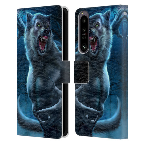 Tom Wood Horror Werewolf Leather Book Wallet Case Cover For Sony Xperia 1 IV