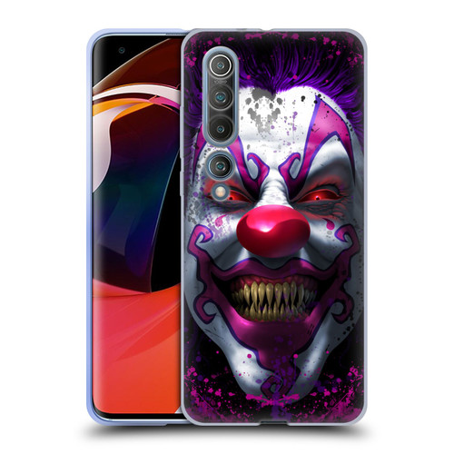 Tom Wood Horror Keep Smiling Clown Soft Gel Case for Xiaomi Mi 10 5G / Mi 10 Pro 5G