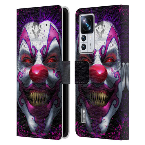 Tom Wood Horror Keep Smiling Clown Leather Book Wallet Case Cover For Xiaomi 12T Pro