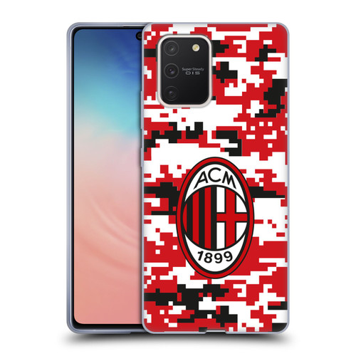 AC Milan Crest Patterns Digital Camouflage Soft Gel Case for Samsung Galaxy S10 Lite
