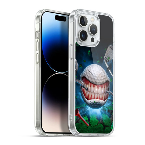 Tom Wood Monsters Golf Ball Soft Gel Case for Apple iPhone 13 Pro Max & MagSafe