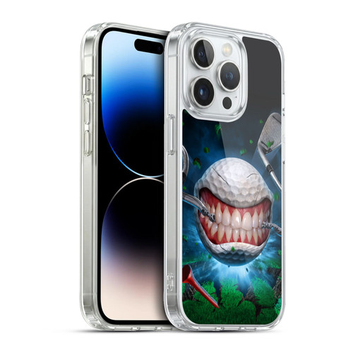 Tom Wood Monsters Golf Ball Soft Gel Case for Apple iPhone 13 Pro & MagSafe
