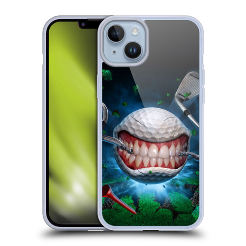 Tom Wood Monsters Golf Ball Soft Gel Case for Apple iPhone 14 Plus