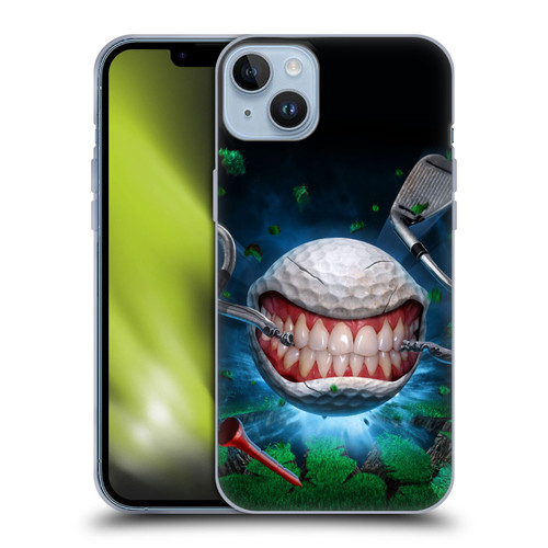 Tom Wood Monsters Golf Ball Soft Gel Case for Apple iPhone 14 Plus