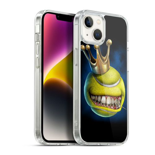 Tom Wood Monsters King Of Tennis Soft Gel Case for Apple iPhone 14 Plus & MagSafe