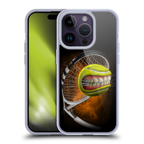 Tom Wood Monsters Tennis Soft Gel Case for Apple iPhone 14 Pro