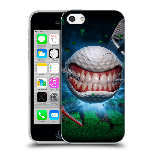 Tom Wood Monsters Golf Ball Soft Gel Case for Apple iPhone 5c