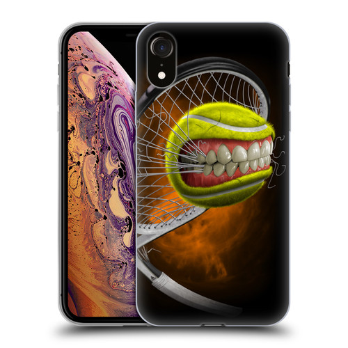 Tom Wood Monsters Tennis Soft Gel Case for Apple iPhone XR
