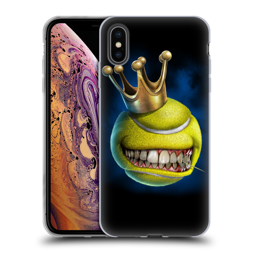 Tom Wood Monsters King Of Tennis Soft Gel Case for Apple iPhone XS Max