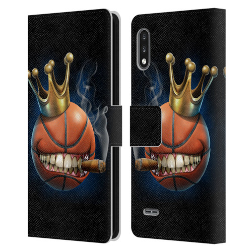 Tom Wood Monsters King Of Basketball Leather Book Wallet Case Cover For LG K22