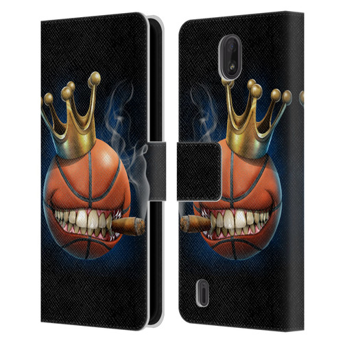Tom Wood Monsters King Of Basketball Leather Book Wallet Case Cover For Nokia C01 Plus/C1 2nd Edition
