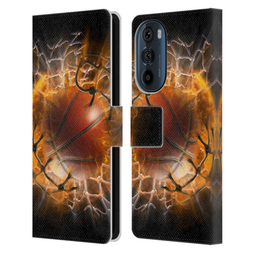 Tom Wood Monsters Blast Radius Leather Book Wallet Case Cover For Motorola Edge 30