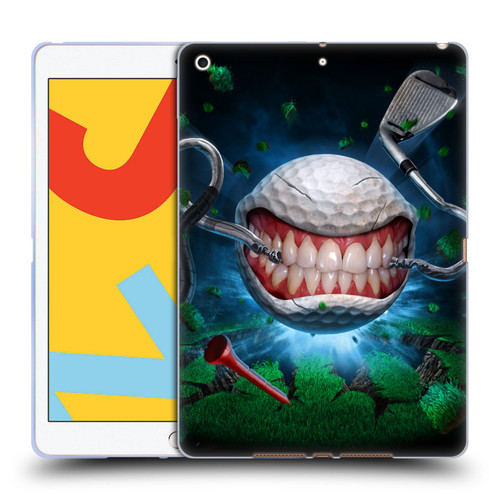 Tom Wood Monsters Golf Ball Soft Gel Case for Apple iPad 10.2 2019/2020/2021