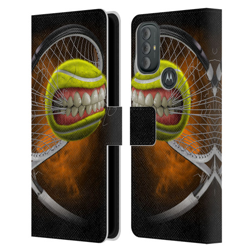 Tom Wood Monsters Tennis Leather Book Wallet Case Cover For Motorola Moto G10 / Moto G20 / Moto G30