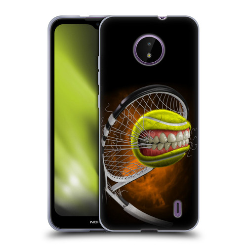 Tom Wood Monsters Tennis Soft Gel Case for Nokia C10 / C20