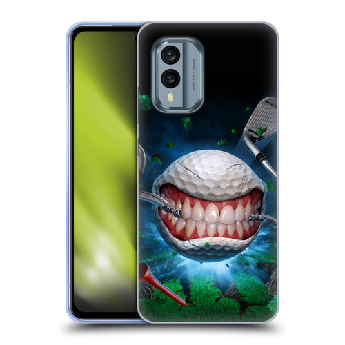 Tom Wood Monsters Golf Ball Soft Gel Case for Nokia X30
