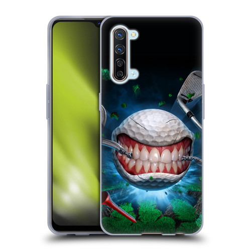 Tom Wood Monsters Golf Ball Soft Gel Case for OPPO Find X2 Lite 5G