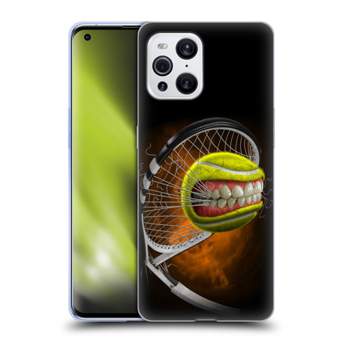 Tom Wood Monsters Tennis Soft Gel Case for OPPO Find X3 / Pro