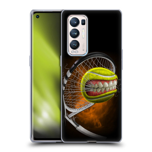Tom Wood Monsters Tennis Soft Gel Case for OPPO Find X3 Neo / Reno5 Pro+ 5G