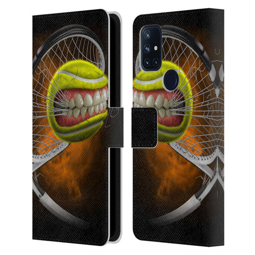 Tom Wood Monsters Tennis Leather Book Wallet Case Cover For OnePlus Nord N10 5G