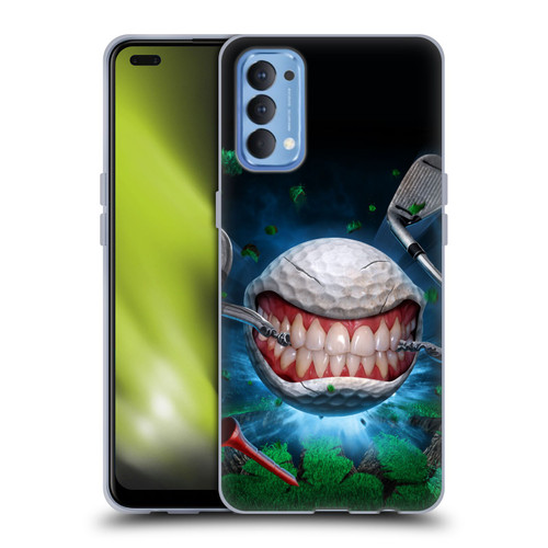 Tom Wood Monsters Golf Ball Soft Gel Case for OPPO Reno 4 5G