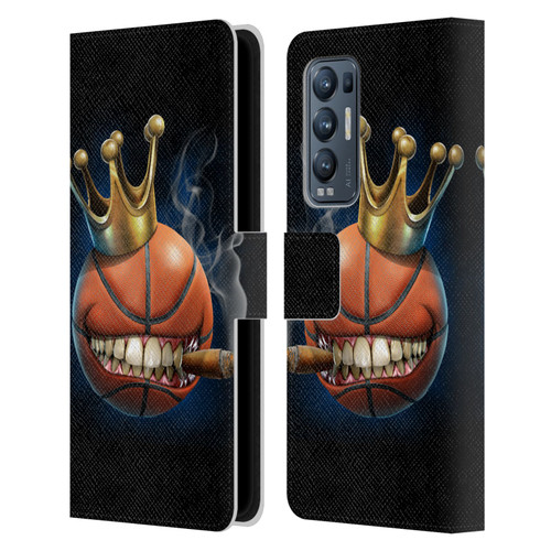 Tom Wood Monsters King Of Basketball Leather Book Wallet Case Cover For OPPO Find X3 Neo / Reno5 Pro+ 5G