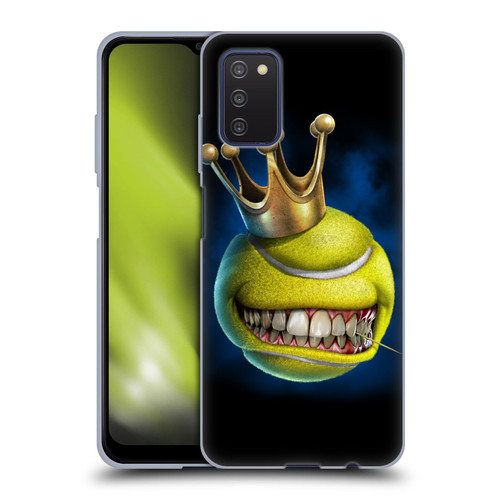 Tom Wood Monsters King Of Tennis Soft Gel Case for Samsung Galaxy A03s (2021)