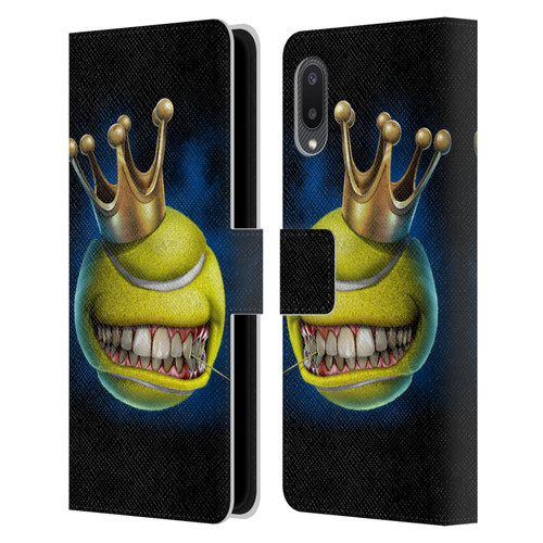 Tom Wood Monsters King Of Tennis Leather Book Wallet Case Cover For Samsung Galaxy A02/M02 (2021)