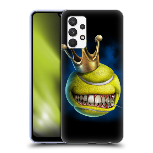 Tom Wood Monsters King Of Tennis Soft Gel Case for Samsung Galaxy A32 (2021)