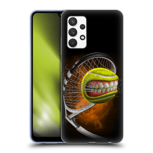 Tom Wood Monsters Tennis Soft Gel Case for Samsung Galaxy A32 (2021)