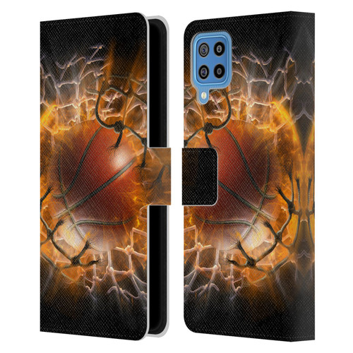 Tom Wood Monsters Blast Radius Leather Book Wallet Case Cover For Samsung Galaxy F22 (2021)