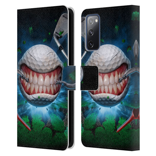 Tom Wood Monsters Golf Ball Leather Book Wallet Case Cover For Samsung Galaxy S20 FE / 5G