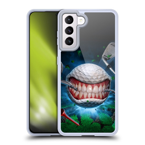 Tom Wood Monsters Golf Ball Soft Gel Case for Samsung Galaxy S21 5G