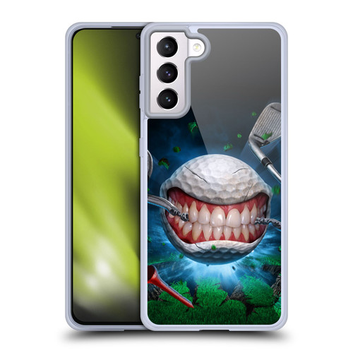 Tom Wood Monsters Golf Ball Soft Gel Case for Samsung Galaxy S21+ 5G