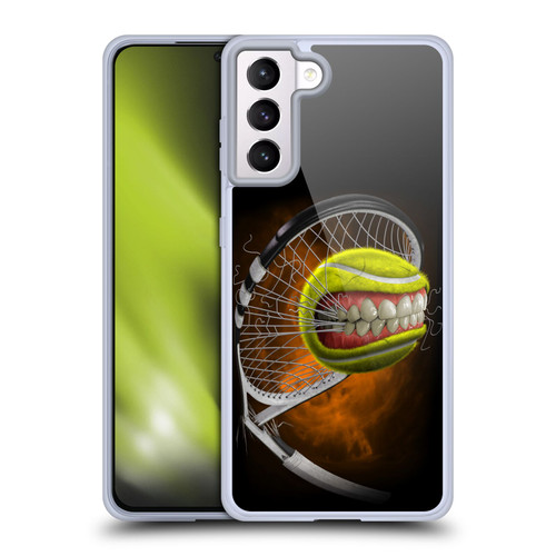 Tom Wood Monsters Tennis Soft Gel Case for Samsung Galaxy S21+ 5G
