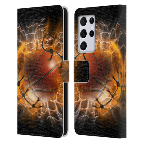 Tom Wood Monsters Blast Radius Leather Book Wallet Case Cover For Samsung Galaxy S21 Ultra 5G