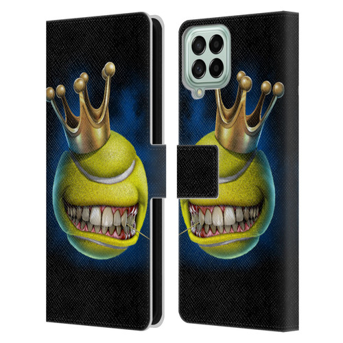 Tom Wood Monsters King Of Tennis Leather Book Wallet Case Cover For Samsung Galaxy M33 (2022)