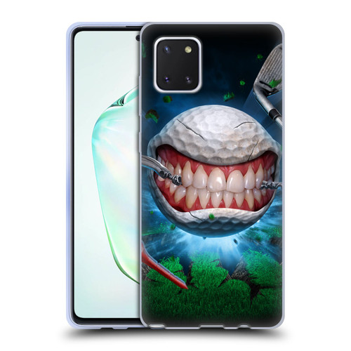 Tom Wood Monsters Golf Ball Soft Gel Case for Samsung Galaxy Note10 Lite