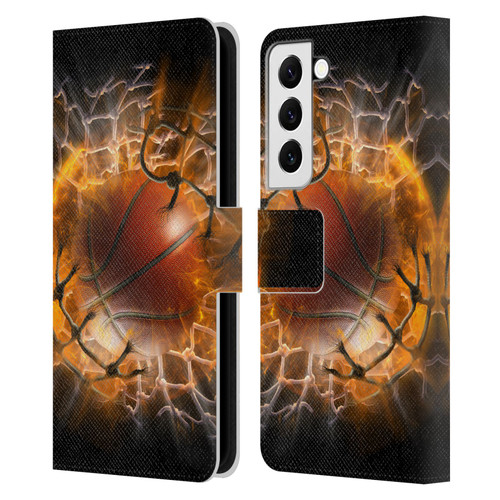 Tom Wood Monsters Blast Radius Leather Book Wallet Case Cover For Samsung Galaxy S22 5G