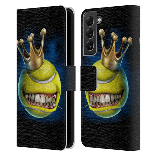 Tom Wood Monsters King Of Tennis Leather Book Wallet Case Cover For Samsung Galaxy S22+ 5G