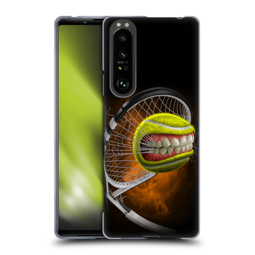 Tom Wood Monsters Tennis Soft Gel Case for Sony Xperia 1 III