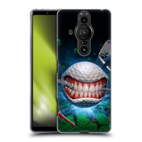Tom Wood Monsters Golf Ball Soft Gel Case for Sony Xperia Pro-I