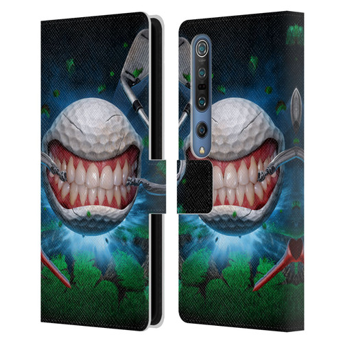 Tom Wood Monsters Golf Ball Leather Book Wallet Case Cover For Xiaomi Mi 10 5G / Mi 10 Pro 5G