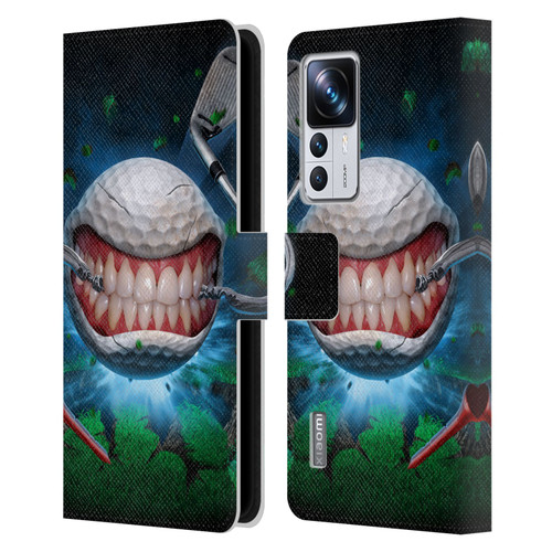Tom Wood Monsters Golf Ball Leather Book Wallet Case Cover For Xiaomi 12T Pro
