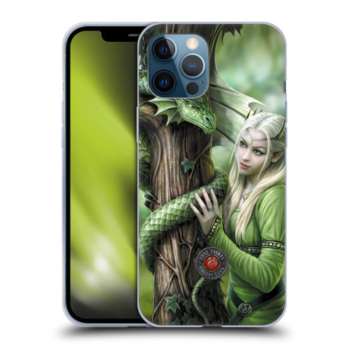Anne Stokes Dragon Friendship Kindred Spirits Soft Gel Case for Apple iPhone 12 Pro Max