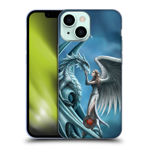 Anne Stokes Dragon Friendship Silverback Soft Gel Case for Apple iPhone 13 Mini