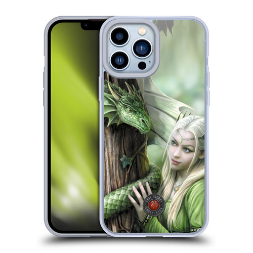 Anne Stokes Dragon Friendship Kindred Spirits Soft Gel Case for Apple iPhone 13 Pro Max