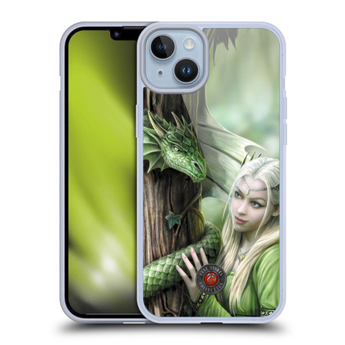 Anne Stokes Dragon Friendship Kindred Spirits Soft Gel Case for Apple iPhone 14 Plus