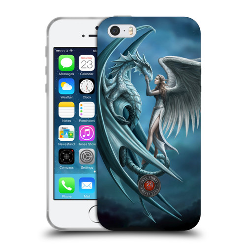 Anne Stokes Dragon Friendship Silverback Soft Gel Case for Apple iPhone 5 / 5s / iPhone SE 2016