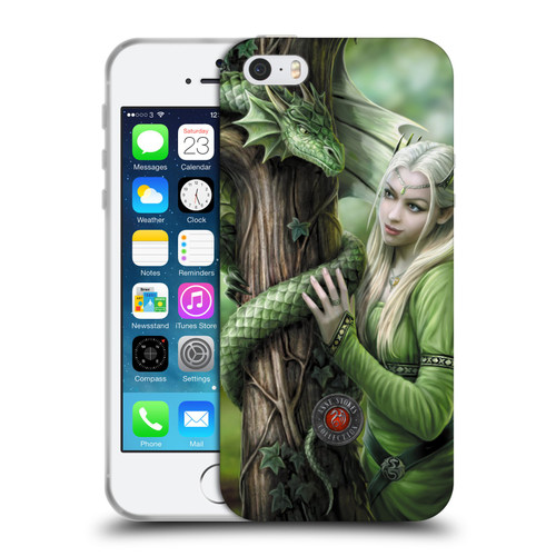 Anne Stokes Dragon Friendship Kindred Spirits Soft Gel Case for Apple iPhone 5 / 5s / iPhone SE 2016